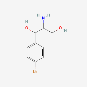 molecular formula C9H12BrNO2 B14130193 2-Amino-1-(4-bromophenyl)-1,3-propanediol CAS No. 50731-33-4