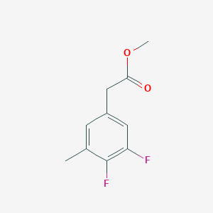 molecular formula C10H10F2O2 B1413021 Methyl 3,4-difluoro-5-methylphenylacetate CAS No. 1803736-39-1