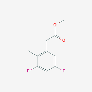 molecular formula C10H10F2O2 B1413022 Methyl 3,5-difluoro-2-methylphenylacetate CAS No. 1803873-94-0