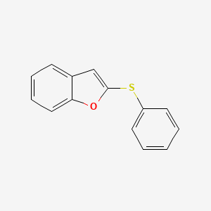 molecular formula C14H10OS B14130237 2-(Phenylthio)benzofuran 