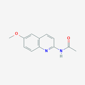 molecular formula C12H12N2O2 B14130251 N-(6-Methoxyquinolin-2-yl)acetamide 