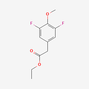 molecular formula C11H12F2O3 B1413028 Ethyl 3,5-difluoro-4-methoxyphenylacetate CAS No. 1807035-53-5