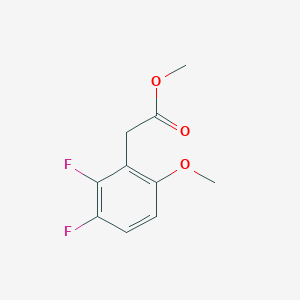 molecular formula C10H10F2O3 B1413029 Methyl 2,3-difluoro-6-methoxyphenylacetate CAS No. 1803811-80-4