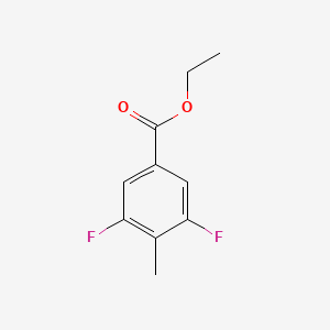 molecular formula C10H10F2O2 B1413031 Ethyl 3,5-difluoro-4-methylbenzoate CAS No. 1806321-00-5