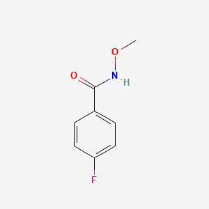 molecular formula C8H8FNO2 B14130334 4-fluoro-N-methoxybenzamide 