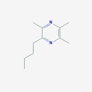 molecular formula C11H18N2 B14130366 2-Butyl-3,5,6-trimethylpyrazine 