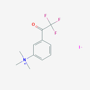 molecular formula C11H13F3INO B14130377 m-(N,N,N-Trimethylammonio)-2,2,2-trifluoroacetophenone iodide CAS No. 70311-60-3