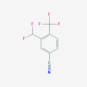 3-Difluoromethyl-4-(trifluoromethyl)benzonitrile
