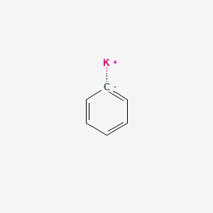 molecular formula C6H5K B14130393 Potassium, phenyl- CAS No. 3605-36-5