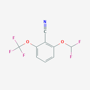 2-Difluoromethoxy-6-(trifluoromethoxy)benzonitrile