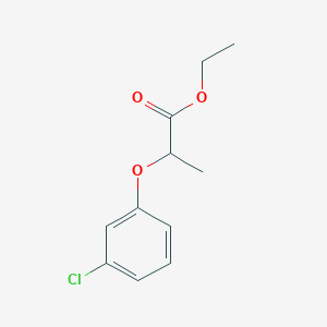 molecular formula C11H13ClO3 B14130419 Ethyl 2-(3-chlorophenoxy)propanoate CAS No. 52095-00-8