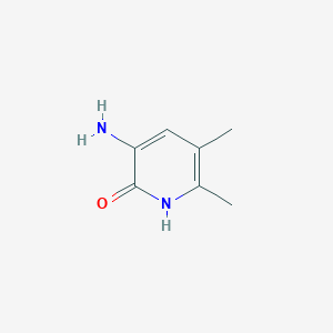molecular formula C7H10N2O B141305 3-Amino-5,6-dimethylpyridin-2(1H)-one CAS No. 139549-03-4