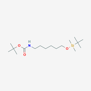 molecular formula C17H37NO3Si B14130528 tert-Butyl 6-(tert-butyldimethylsilyloxy)hexylcarbamate 