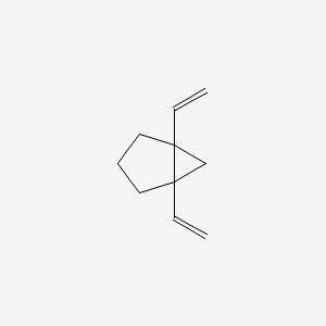 molecular formula C10H14 B14130550 1,5-Diethenylbicyclo[3.1.0]hexane CAS No. 88816-28-8
