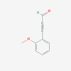 molecular formula C10H8O2 B14130640 3-(2-Methoxyphenyl)propiolaldehydeE CAS No. 154884-63-6