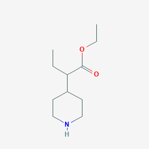 Ethyl 2-(piperidin-4-yl)butanoate