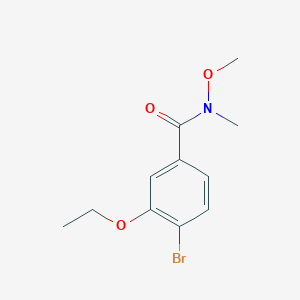 Benzamide, 4-bromo-3-ethoxy-N-methoxy-N-methyl-