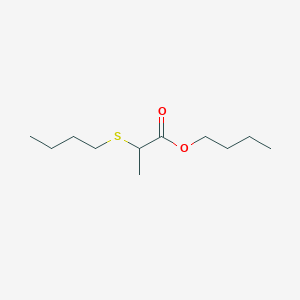molecular formula C11H22O2S B14130860 Butyl 2-(butylsulfanyl)propanoate CAS No. 88802-62-4