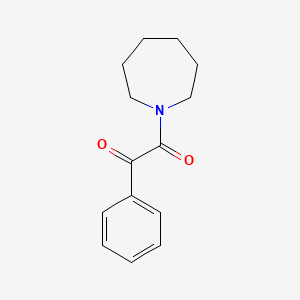 molecular formula C14H17NO2 B14130862 1-(Azepan-1-yl)-2-phenylethane-1,2-dione 