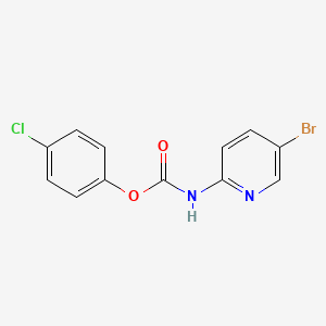 molecular formula C12H8BrClN2O2 B1413087 4-Chlorophenyl 5-bromopyridin-2-ylcarbamate CAS No. 1984037-62-8