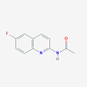 molecular formula C11H9FN2O B14130885 N-(6-Fluoroquinolin-2-yl)acetamide 