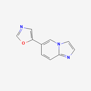 molecular formula C10H7N3O B1413100 6-(1,3-Oxazol-5-yl)imidazo[1,2-a]pyridine CAS No. 2197063-22-0