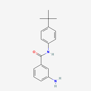 molecular formula C17H20N2O B14131006 3-Amino-N-(4-tert-butylphenyl)benzamide 