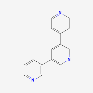 molecular formula C15H11N3 B14131008 3-Pyridin-3-yl-5-pyridin-4-ylpyridine CAS No. 106047-39-6