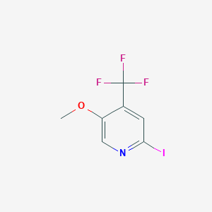 molecular formula C7H5F3INO B1413104 2-Iodo-5-methoxy-4-(trifluoromethyl)pyridine CAS No. 1806377-35-4