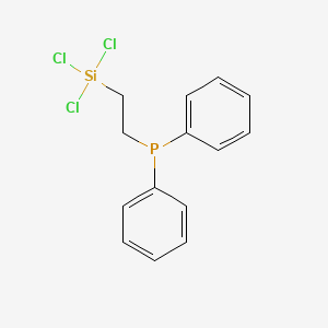 molecular formula C14H14Cl3PSi B14131145 Diphenyl[2-(trichlorosilyl)ethyl]phosphane CAS No. 4145-77-1