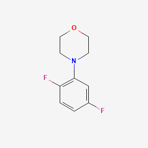 molecular formula C10H11F2NO B14131196 4-(2,5-Difluorophenyl)morpholine 