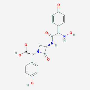 molecular formula C19H17N3O7 B141312 Nocardicin E CAS No. 63555-59-9
