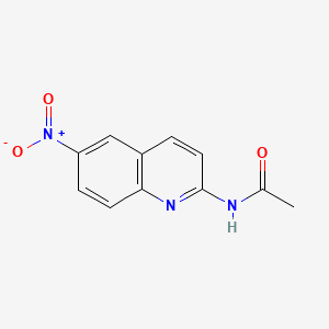 molecular formula C11H9N3O3 B14131218 N-(6-Nitroquinolin-2-yl)acetamide 