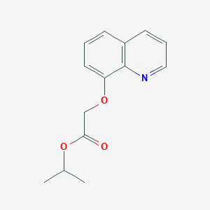 molecular formula C14H15NO3 B14131220 Propan-2-yl [(quinolin-8-yl)oxy]acetate CAS No. 4298-84-4