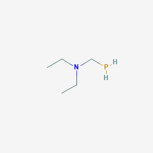 molecular formula C5H14NP B14131225 N-Ethyl-N-(phosphanylmethyl)ethanamine CAS No. 4542-45-4