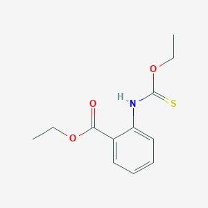 molecular formula C12H15NO3S B14131348 Ethyl 2-[(ethoxythioxomethyl)amino]benzoate CAS No. 928707-71-5