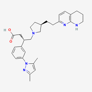 molecular formula C29H37N5O2 B14131356 Integrin-antagonist-1 CAS No. 1629249-33-7
