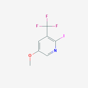 molecular formula C7H5F3INO B1413136 2-Iodo-5-methoxy-3-(trifluoromethyl)pyridine CAS No. 1807053-88-8