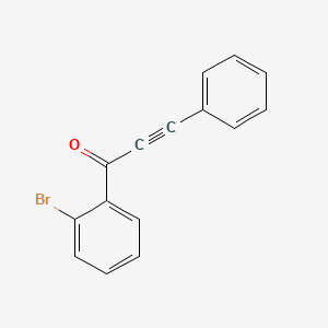 molecular formula C15H9BrO B14131363 1-(2-Bromophenyl)-3-phenylprop-2-yn-1-one CAS No. 134419-77-5