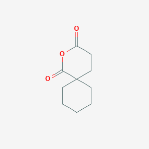 molecular formula C10H14O3 B14131399 2-Oxaspiro[5.5]undecane-1,3-dione CAS No. 4361-34-6