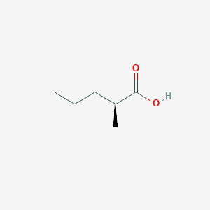 molecular formula C6H12O2 B141314 (S)-2-Methylpentanoic Acid CAS No. 1187-82-2