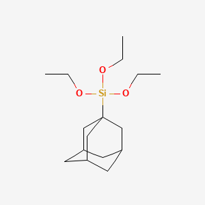 molecular formula C16H30O3Si B14131425 Adamant-1-yltriethoxysilane CAS No. 303191-27-7