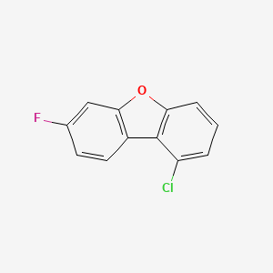 molecular formula C12H6ClFO B14131440 1-Chloro-7-fluorodibenzo[b,d]furan 