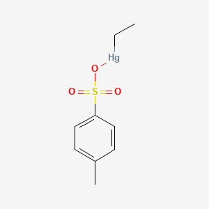 molecular formula C9H12HgO3S B14131459 Ethylmercury toluenesulfonate CAS No. 2654-47-9