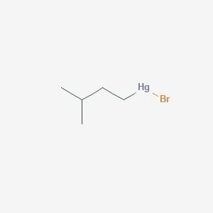 molecular formula C5H11BrHg B14131499 Bromo(3-methylbutyl)mercury CAS No. 35070-57-6