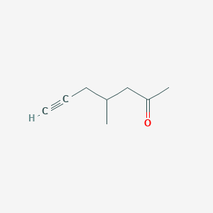 molecular formula C8H12O B141315 4-Methylhept-6-yn-2-one CAS No. 147120-42-1