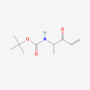 molecular formula C10H17NO3 B14131529 tert-Butyl (3-oxopent-4-en-2-yl)carbamate 