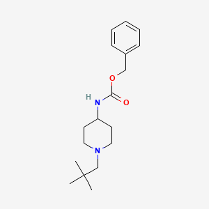 molecular formula C18H28N2O2 B14131670 Benzyl (1-neo-pentylpiperidin-4-yl)carbamate 