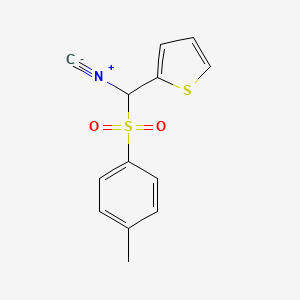 molecular formula C13H11NO2S2 B14131678 1-Thiophen-2-YL-1-tosylmethyl isocyanide 