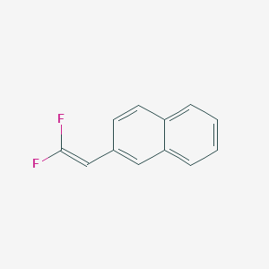 molecular formula C12H8F2 B14131737 2-(2,2-Difluorovinyl)naphthalene 